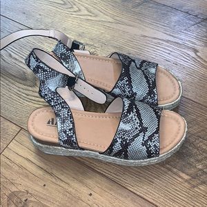 Snakeskin Sandals